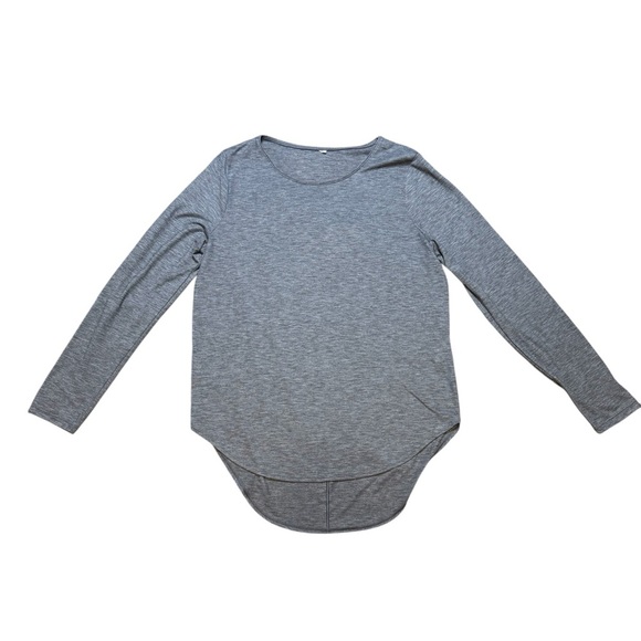 Under Armour Women’s M Grey Breathe Long Sleeve Shirt Performance Activewear - Picture 2 of 7